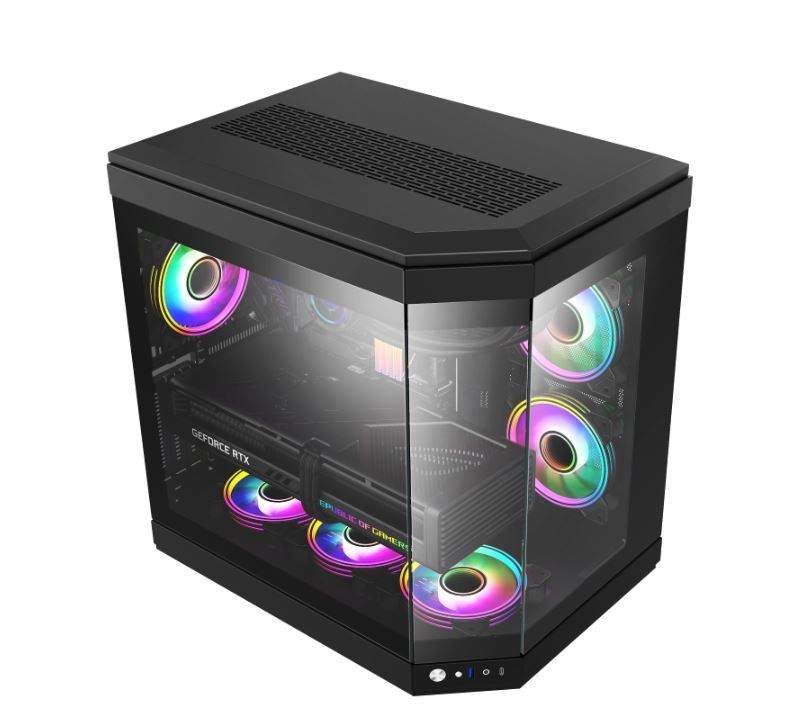 Matériels informatique boitier pc GAMEMAX Hype Noir infinytech Réunion 03