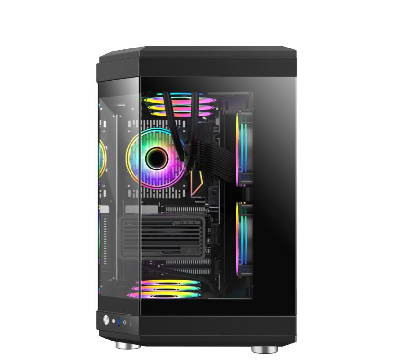 Matériels informatique boitier pc GAMEMAX Hype Noir infinytech Réunion 02