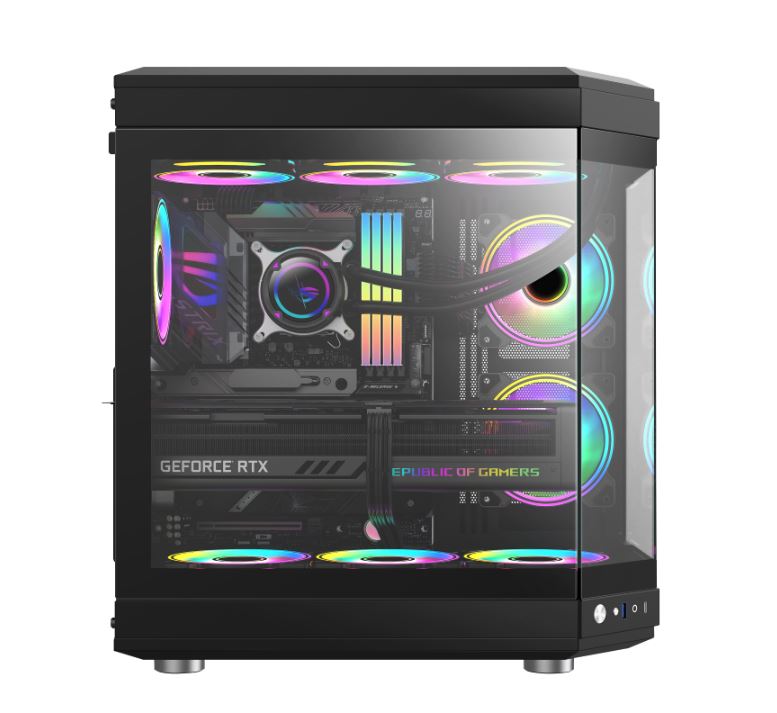 Matériels informatique boitier pc GAMEMAX Hype Noir infinytech Réunion 04
