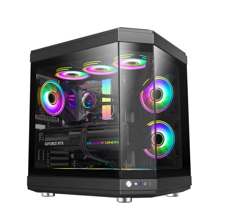 Matériels informatique boitier pc GAMEMAX Hype Noir infinytech Réunion 01