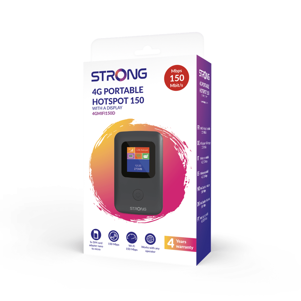 Matériels informatique routeur 4G Portable STRONG 4GMIFI150D infinytech Réunion 03