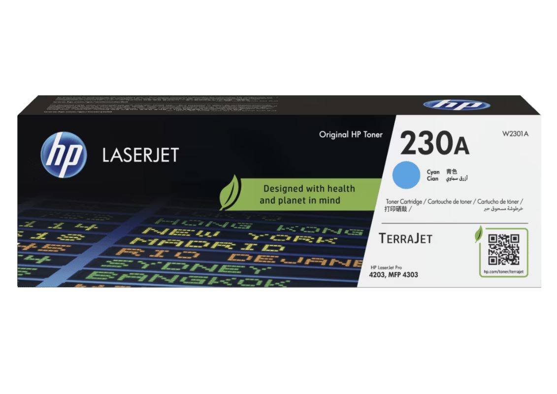 Consommables informatique toner HP 230A Cyan W2301A infinytech Réunion 01