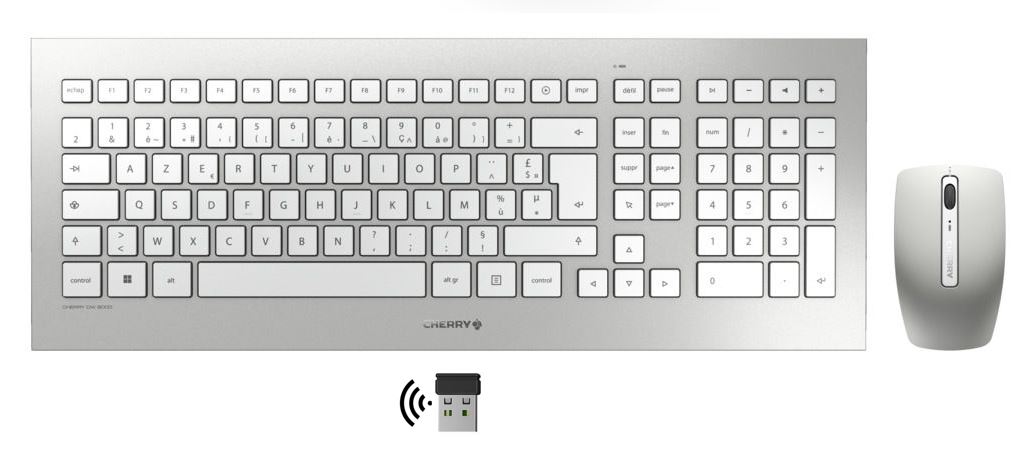 Matériels informatique pack clavier souris CHERRY DW 8000 Sans Fil infinytech Réunion 01