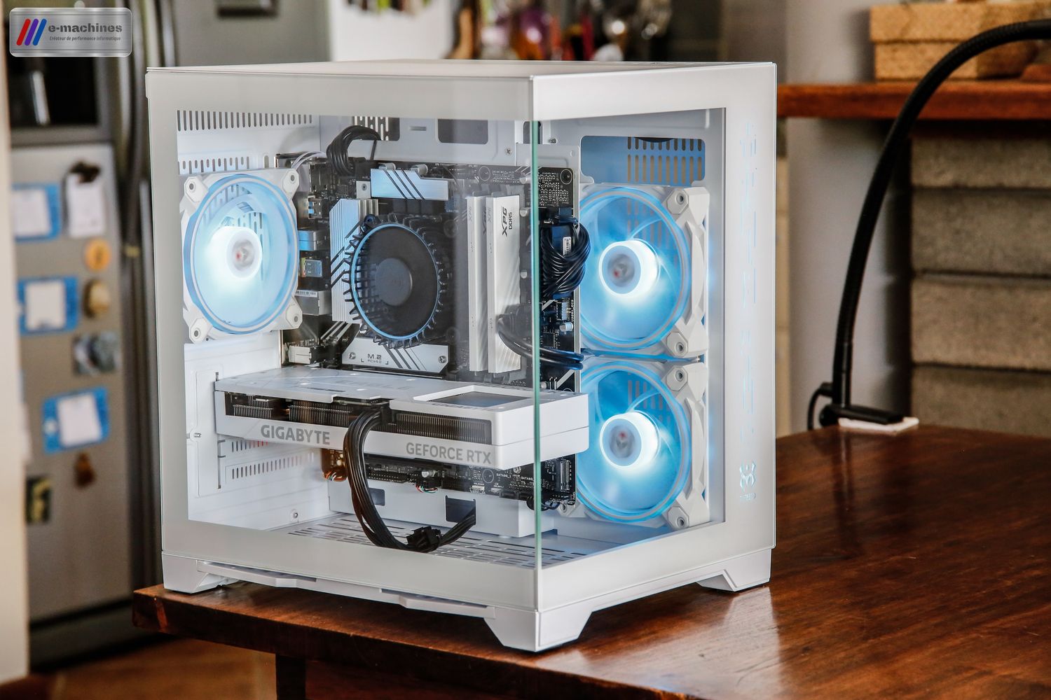 M.RED Mini Crystal Sea White i5-14400F et RTX 4060Ti infinytech Réunion 03
