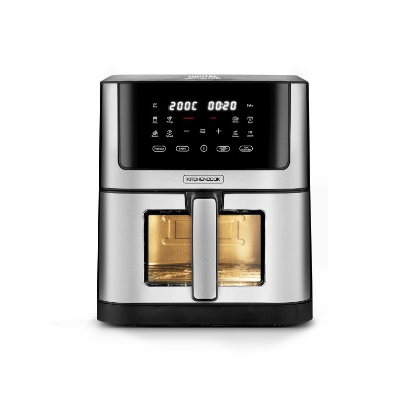 Petit électroménager friteuse sans huile KITCHENCOOK Airmed WXL 8L Grise infinytech Réunion 02
