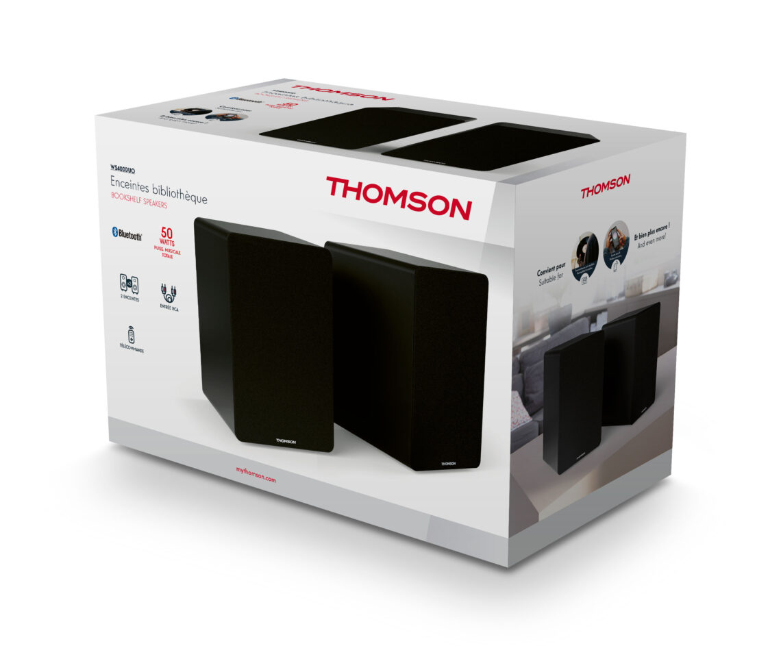 Matériels audio Enceintes bibliothèque THOMSON WS400DUO infinytech Réunion 02