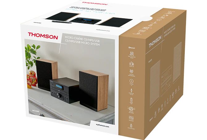 Matériels audio micro chaîne THOMSON MIC123BT infinytech Réunion 04