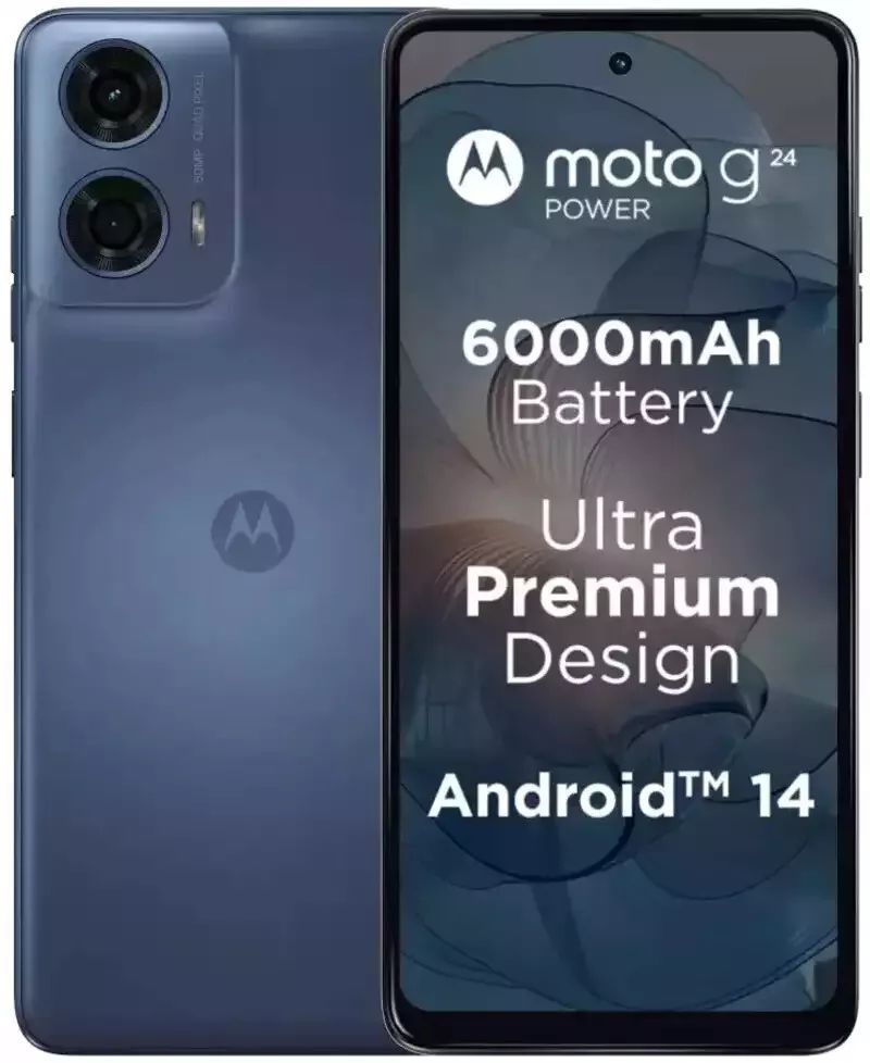 Téléphonie mobile smartphone MOTOROLA 24 Power 4G Bleu infinytech Réunion 06