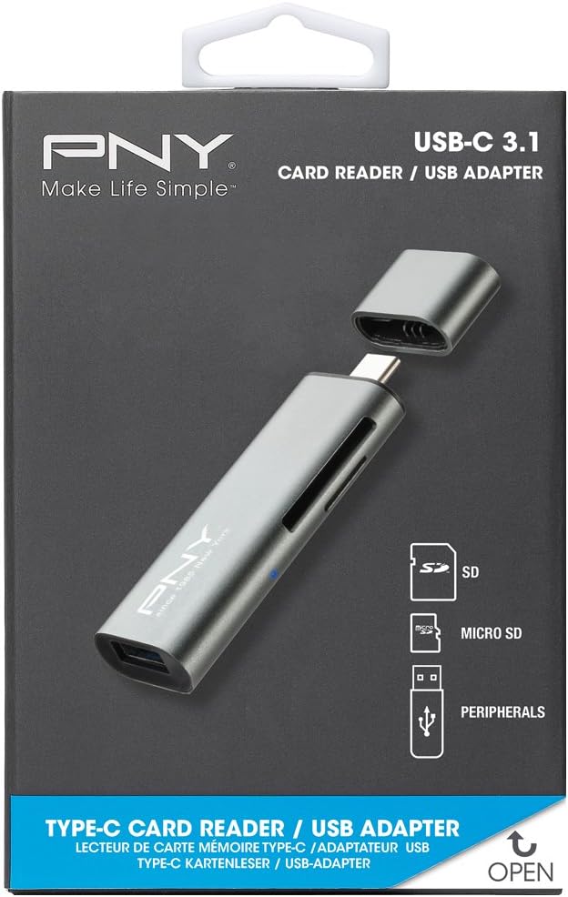 Matériels informatique lecteur de carte PNY R-TC-UA-3N1E01-RB infinytech Réunion 04