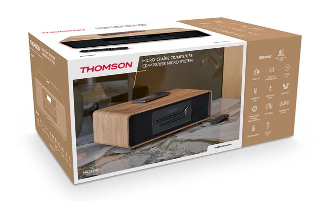 Matériels audio micro chaîne THOMSON MIC300IBT infinytech Réunion 03