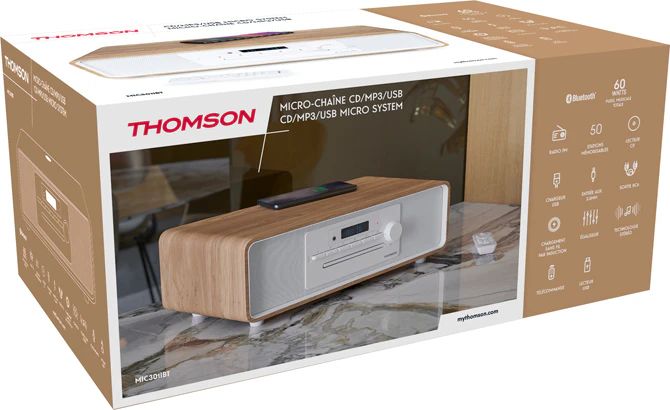 Matériels audio micro chaîne THOMSON MIC301IBT infinytech Réunion 03