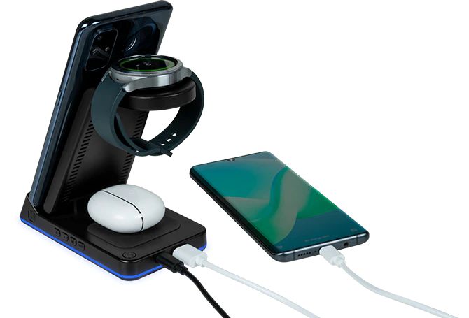 Réveil lumineux et Station de charges THOMSON CL750IS Compatible Android infinytech Réunion 03