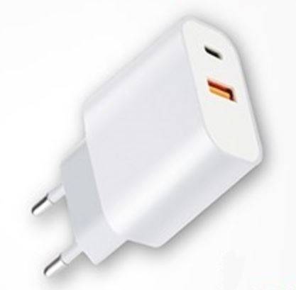 Accessoires téléphonie chargeur secteur GEEK MONKEY 18W 2 USB Blanc infinytech Réunion 01