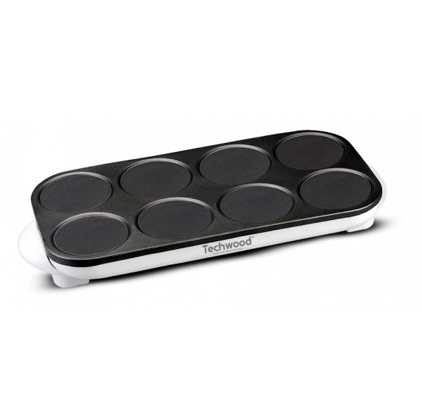 Petit électroménager Crêpière pour Mini crêpes TECHWOOD TCP-800 Pancakes par 8 infinytech Réunion 02
