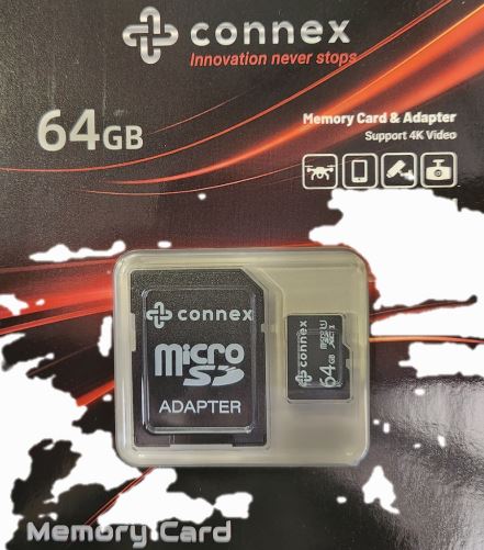 Matériels informatique carte micro SD CONNEX 64Go infinytech Réunion 01