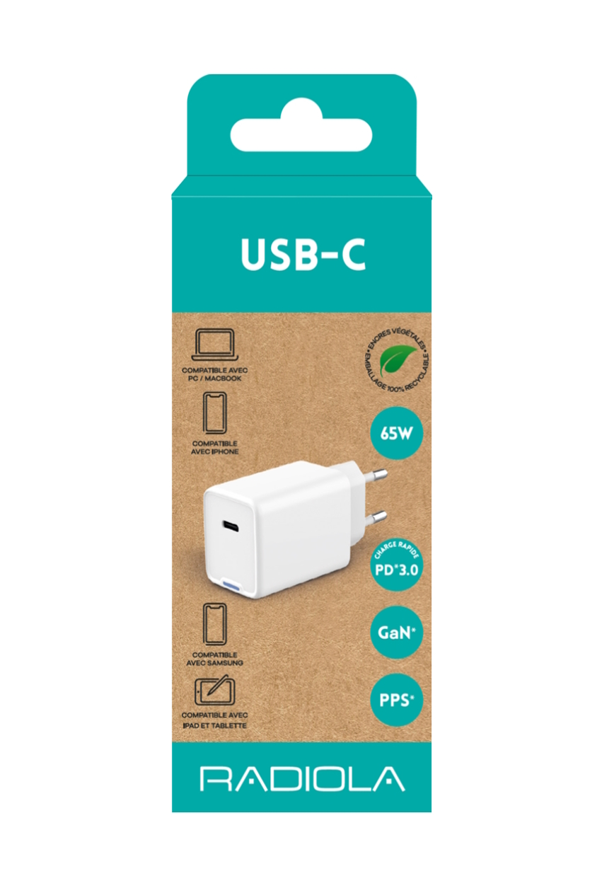 Matériels informatique chargeur secteur USB-C RADIOLA GMRAINFO1047 infinytech Réunion 04