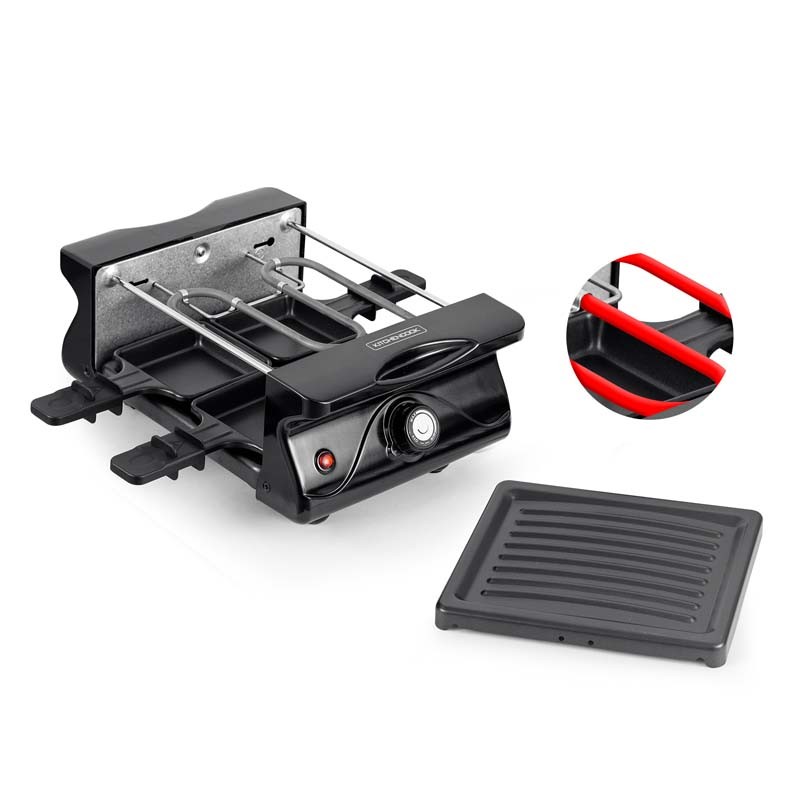Petit électroménager raclette et grill 4 personnes KITCHENCOOK RC Pilatus infinytech Réunion 04