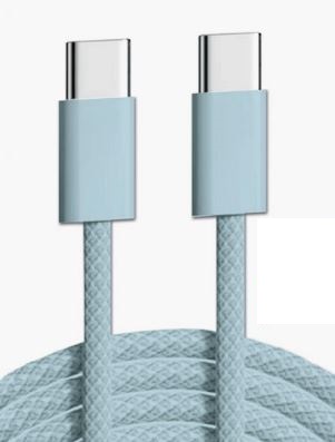 Matériels informatique câble GEEK MONKEY USB-C Mâle Mâle 1.5m Bleu infinytech Réunion 01