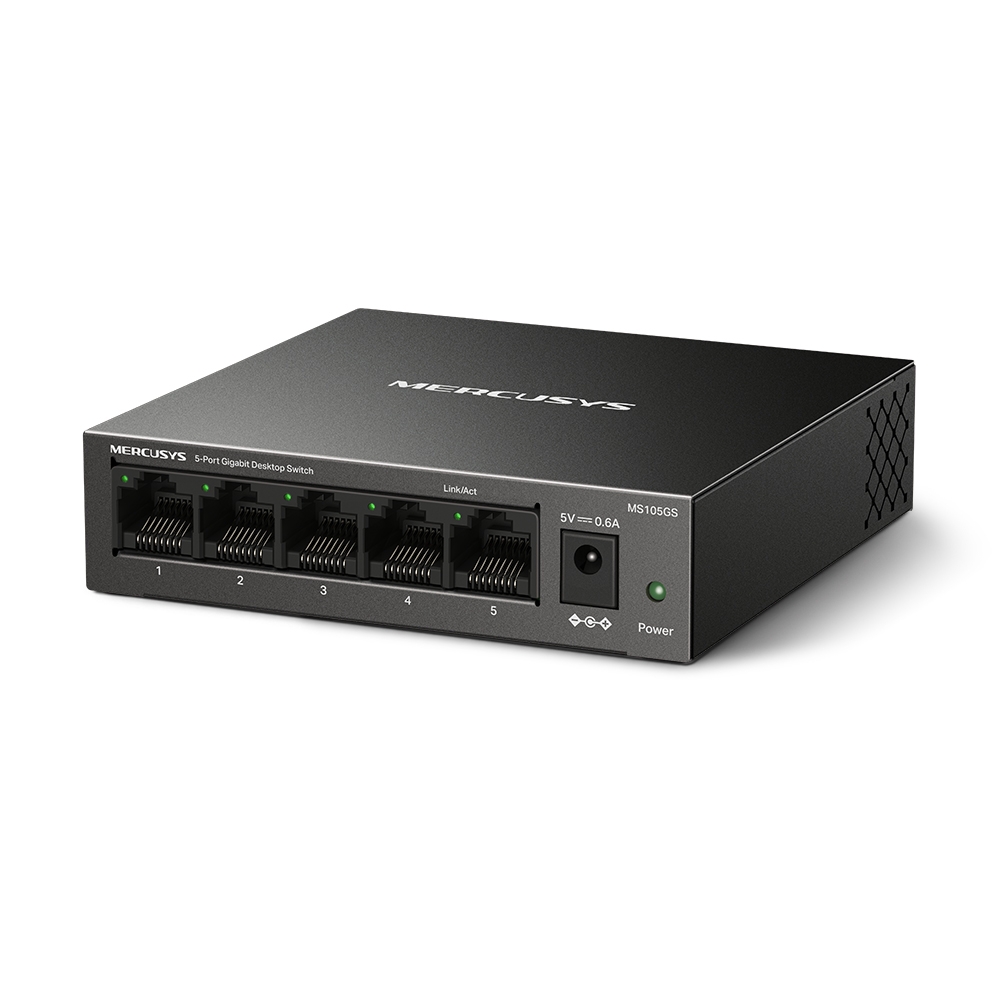 Matériels informatique switch MERCUSYS MS105GS 5 ports Gigabit infinytech Réunion 01