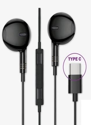 Matériels audio écouteurs GEEK MONKEY Type-C Noir infinytech Réunion 01
