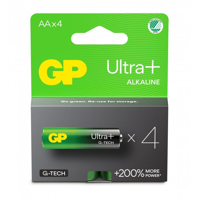 Blister de 4 piles GP Ultra Plus Alcaline AA LR6 infinytech Réunion 01