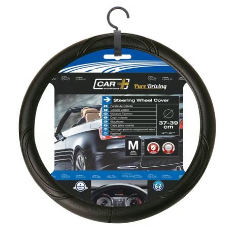Accessoires auto couvre volant universel 37-39cm Noir infinytech Réunion 01