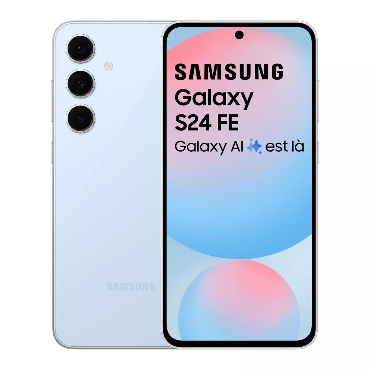 Téléphonie mobile smartphone SAMSUNG Galaxy S24FE 8Go 128Go S721B 5G Bleu infinytech Réunion 01