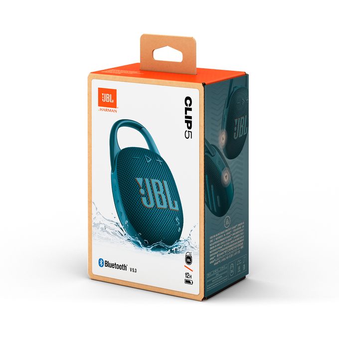 Matériels audio enceinte nomade JBL Clip 5 Bleue infinytech Réunion 05