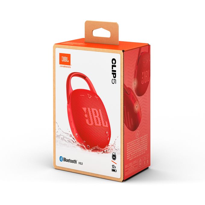 Matériels audio enceinte nomade JBL Clip 5 Rouge infinytech Réunion 05