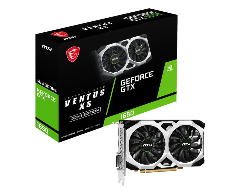 Matériels informatique carte graphique MSI GeForce GTX 1650 D6 VENTUS XS OCV3 infinytech Réunion 01