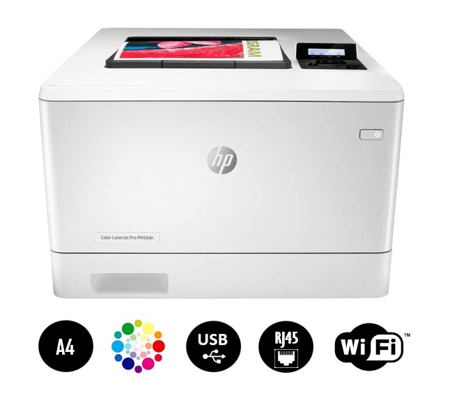 Matériels informatique Laser Couleur HP LaserJet Pro M454dw Réseau Wi-Fi infinytech Réunion 11