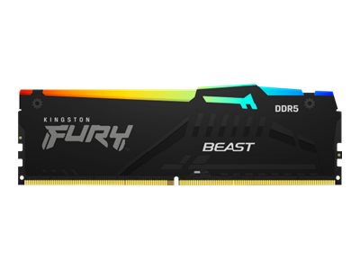 Matériels informatique DIMM KINGSTON Fury Beast RGB DDR5 16 Go 5200 MHz infinytech Réunion 01