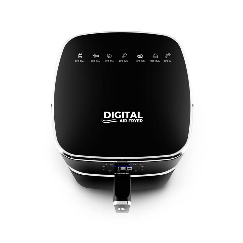 Petit électroménager friteuse à air KITCHENCOOK Airmed55 5.5L Noire infinytech Réunion 03