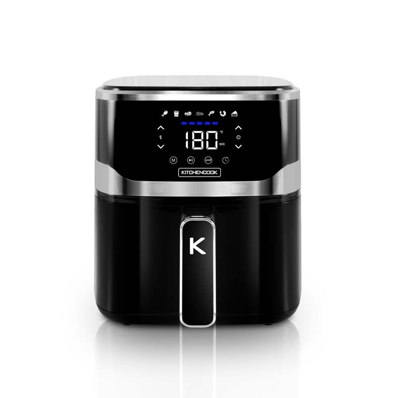 Petit électroménager friteuse à air KITCHENCOOK Airmed55 5.5L Noire infinytech Réunion 01