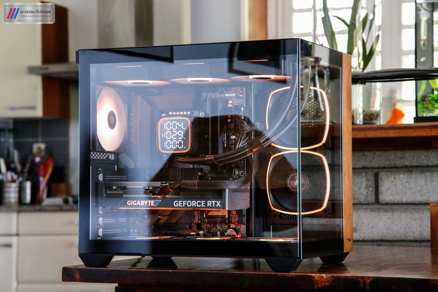 Cube ANTEC CX 800 ARGB Wood I5 14600KF et RTX 4070Ti SUPER 16go infinytech Réunion 01
