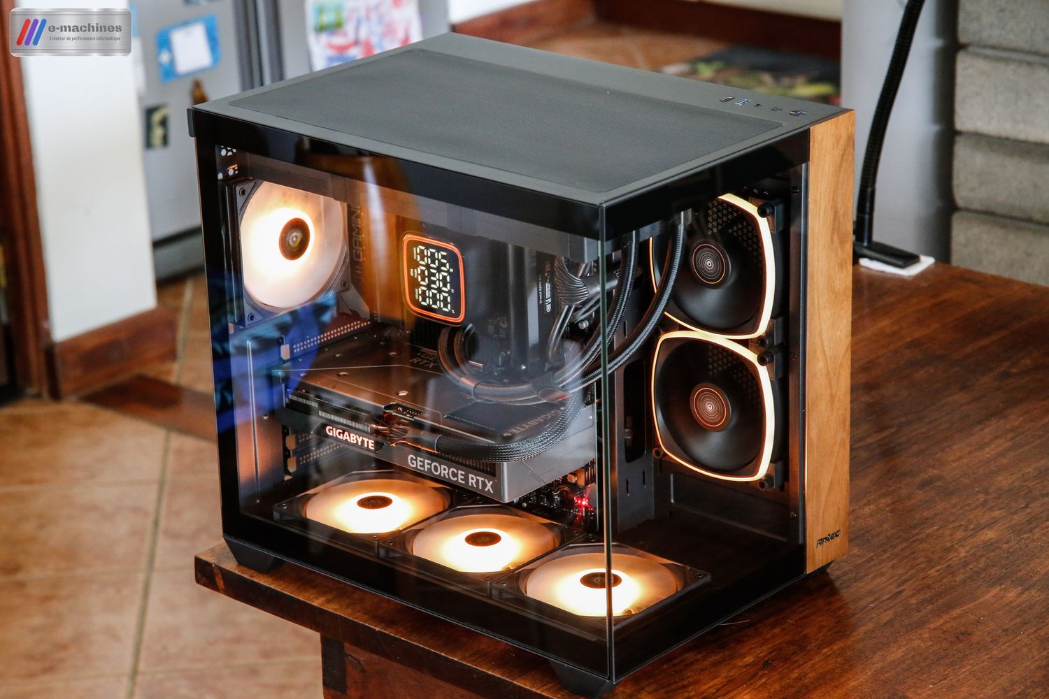 Cube ANTEC CX 800 ARGB Wood I5 14600KF et RTX 4070Ti SUPER 16go infinytech Réunion 02