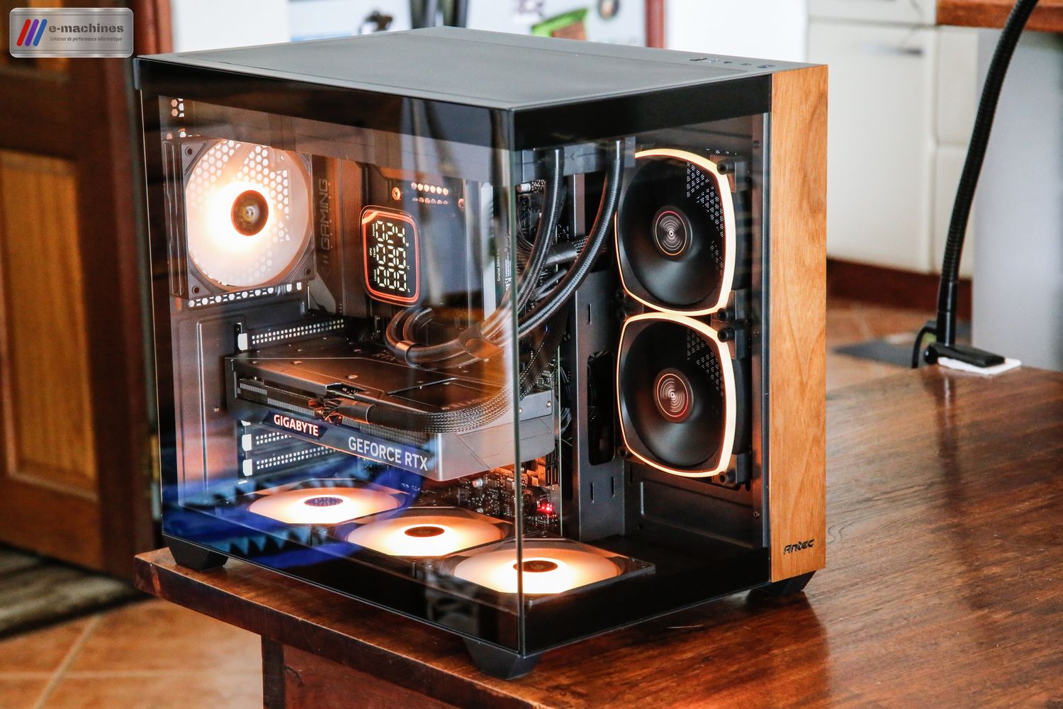 Cube ANTEC CX 800 ARGB Wood I5 14600KF et RTX 4070Ti SUPER 16go infinytech Réunion 04