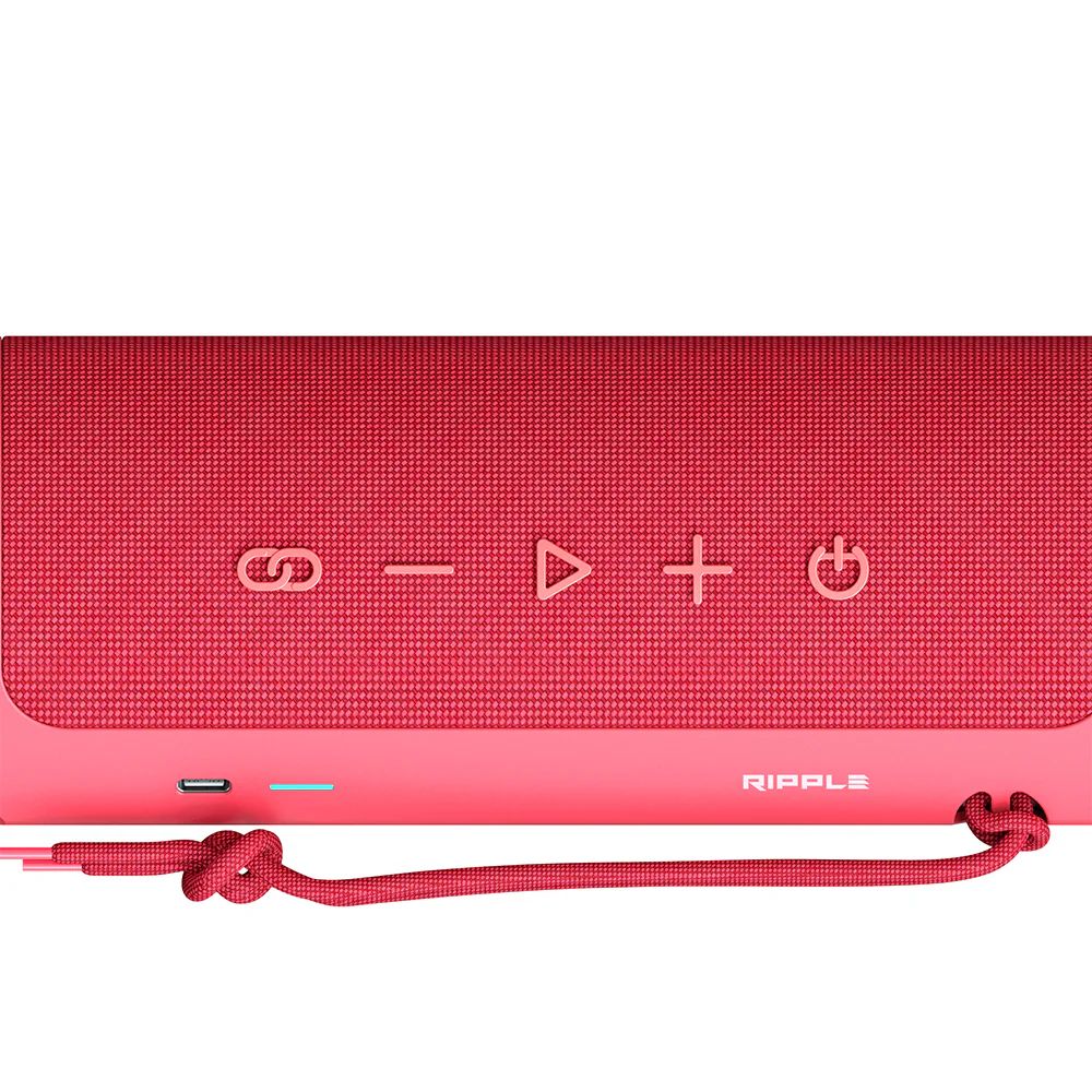 Matériels informatique enceinte nomade HIFUTURE Ripple Rouge infinytech Réunion 03