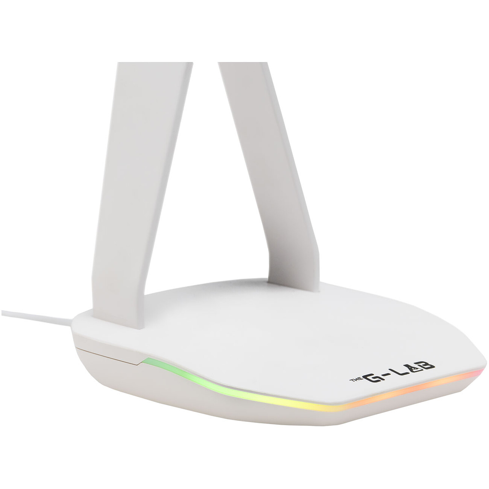 Matériels informatique support casque The G-Lab K-Stand Hydrogen Blanc infinytech Réunion 04