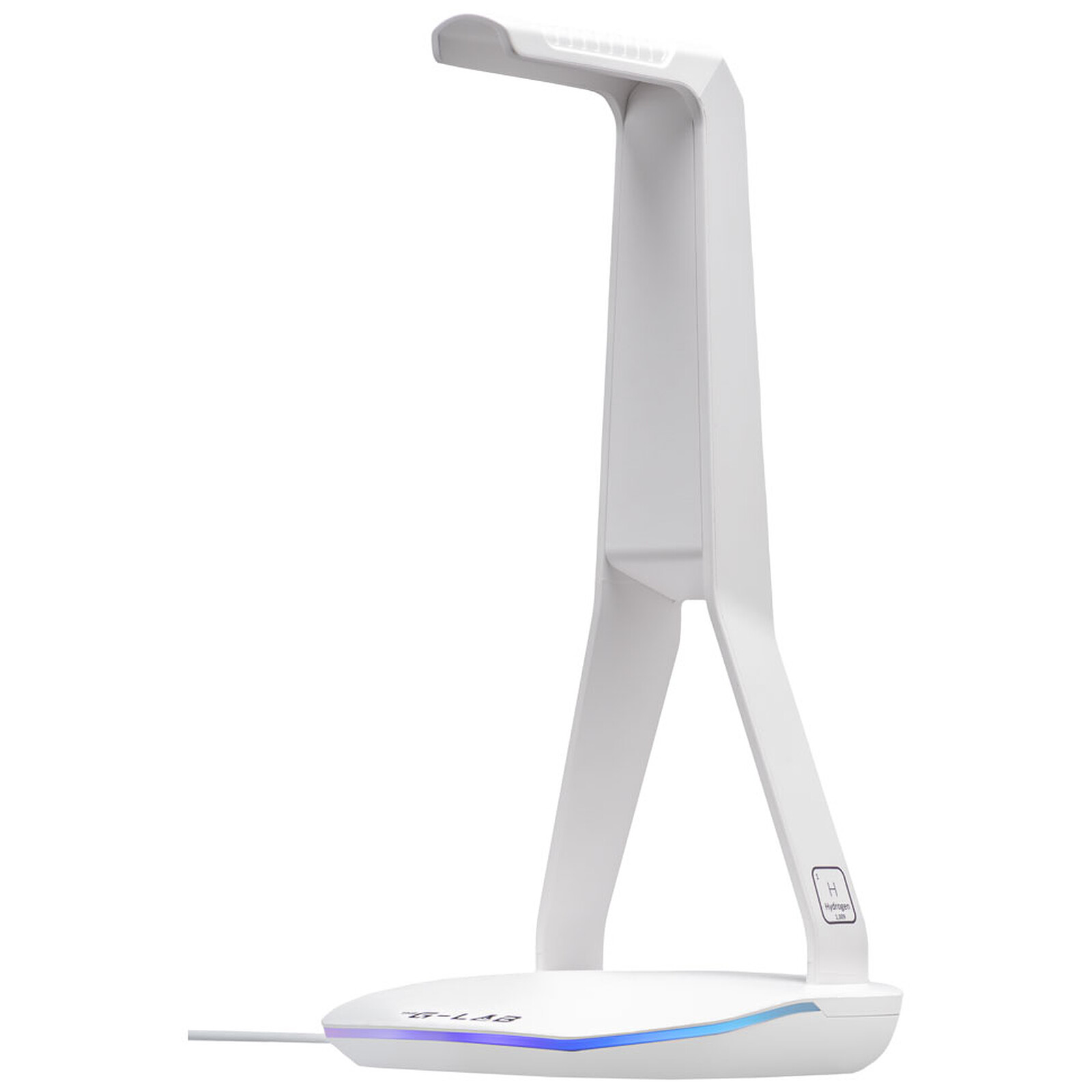 Matériels informatique support casque The G-Lab K-Stand Hydrogen Blanc infinytech Réunion 01