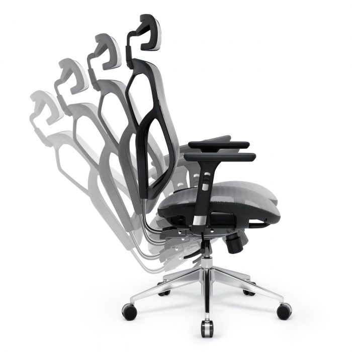 Matériels informatique Fauteuil ergonomique Diablo V-Basic Noir-Gris infinytech Réunion 03