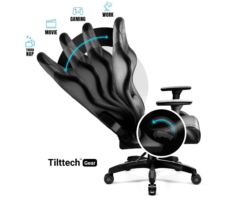 Matériels informatique Fauteuil Gaming Diablo X-Horn 2.0 Taille Normale Noire infinytech Réunion 04