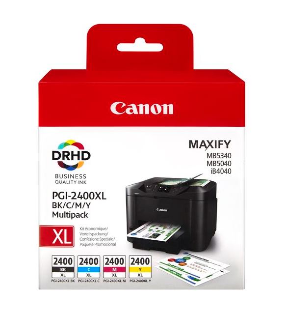 Consommables informatique cartouches CANON PGI-2400 XL Multipack infinytech Réunion 01