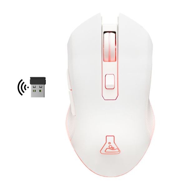Matériels informatique souris THE G-LAB Kult Helium Sans Fil Blanche infinytech Réunion 01