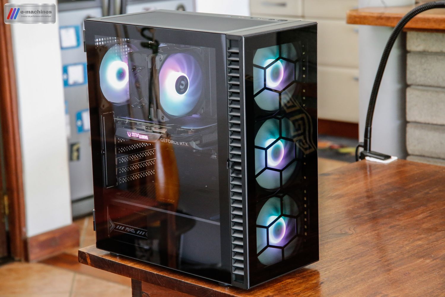 Kolink Observatory HF Glass i5 14400F et RTX 4060Ti Zotac Twin Edge infinytech 05