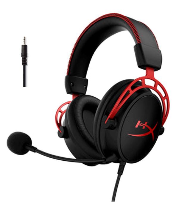 Matériels informatique casque micro HP HyperX Cloud Alpha Noir Rouge infinytech Réunion 01