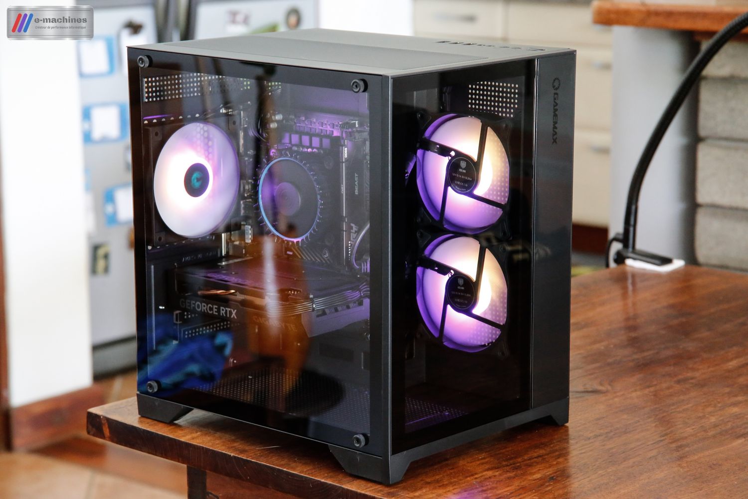 Mini cube Gamemax en Core i5 14400F et RTX 4060 infinytech Réunion 05