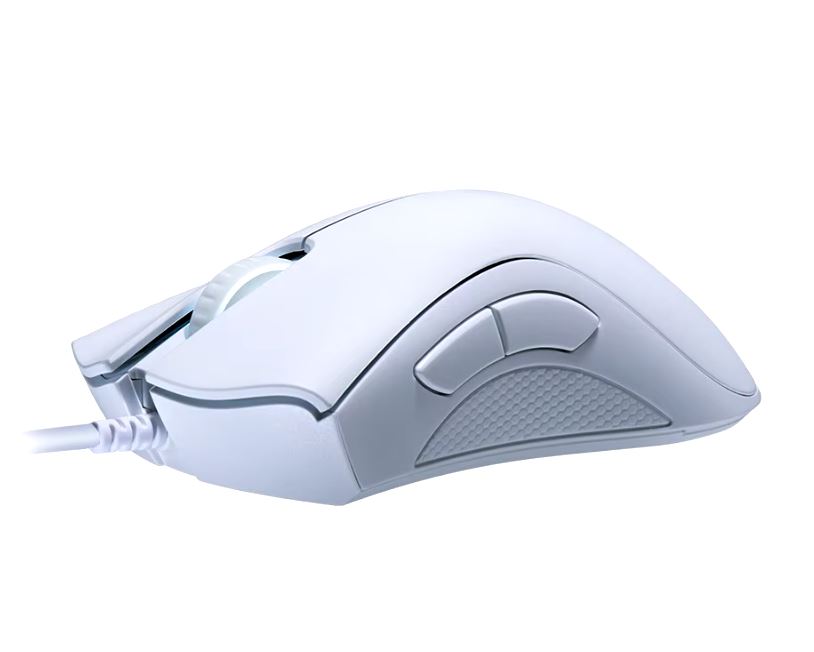 Matériels informatique souris RAZER DeathAdder Essential Blanche infinytech Réunion 03