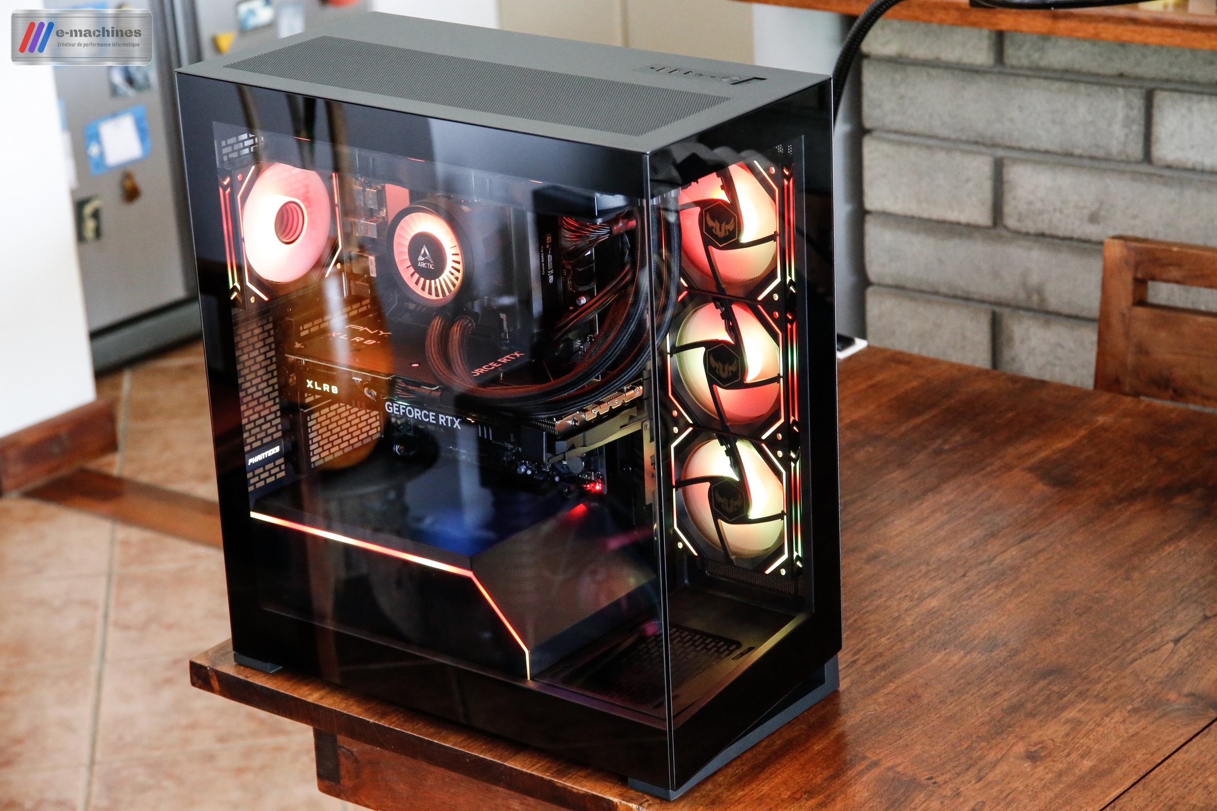 Matériels informatique Phanteks NV5 noir i5 14600K RTX 4070 SUPER PNY XLR8 infinytech Réunion 02