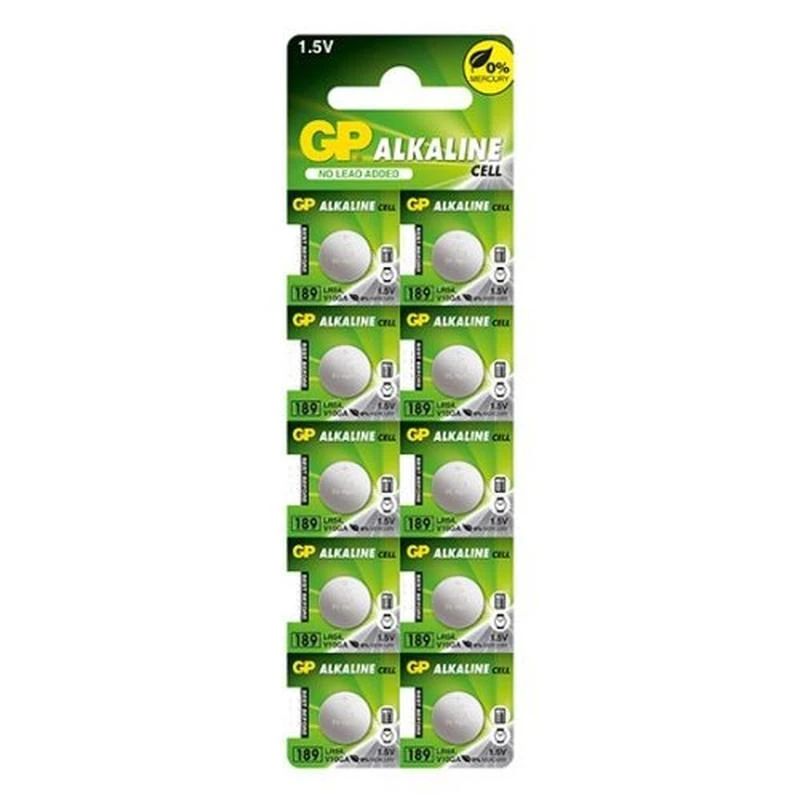 Consommables Pack de 10 piles bouton GP ALKALINE LR54 GP189 V10GA infinytech 01